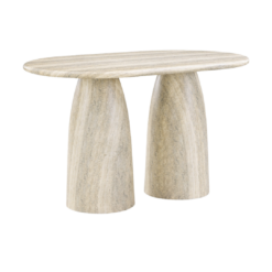 Alternative view of Cosenza Concrete Indoor/Outdoor Counter Table In Travertine