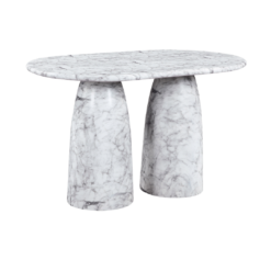 Alternative view of Cosenza Concrete Indoor/Outdoor Counter Table In White