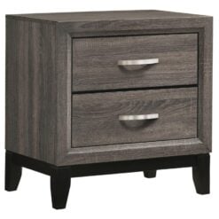 Alternative view of Watson 2-drawer Nightstand Grey Oak
